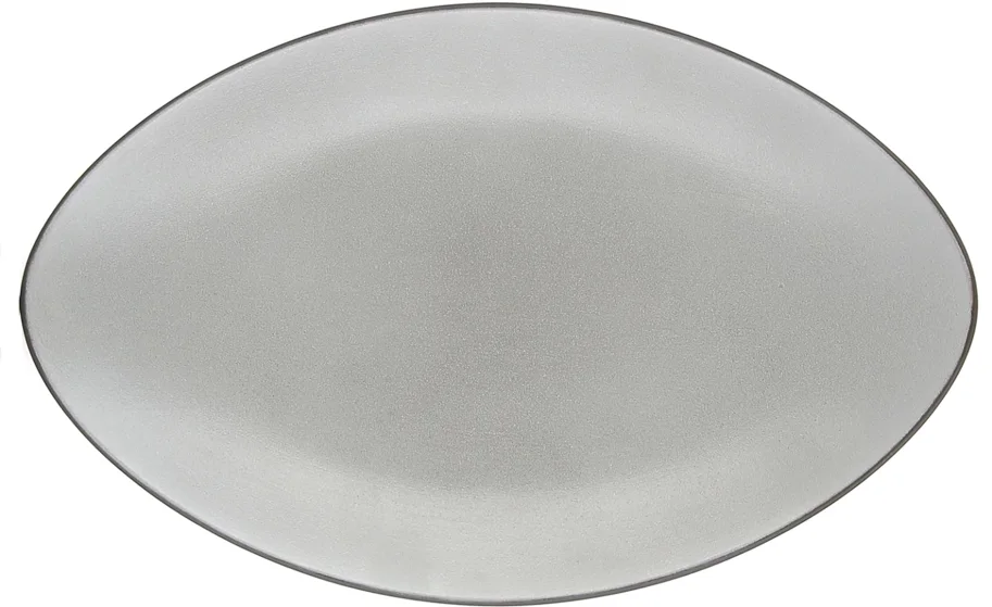 Equinoxe Servierteller oval, 35x22x4cm, pfeffer