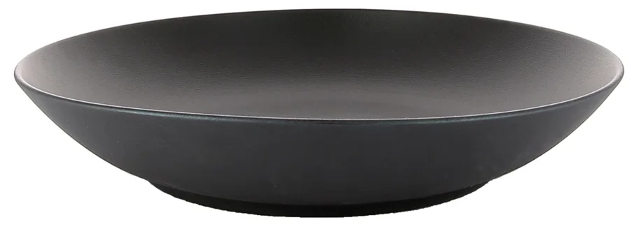 Equinoxe Suppenteller, Ø27cm, H:5cm, 130cl, schwarz