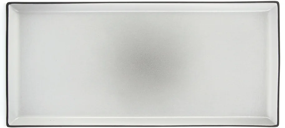 Equinoxe Speiseteller rechteckig, 35x15x1.8cm, pfeffer