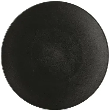 Equinoxe Teller flach, Ø26cm, H:3cm, schwarz