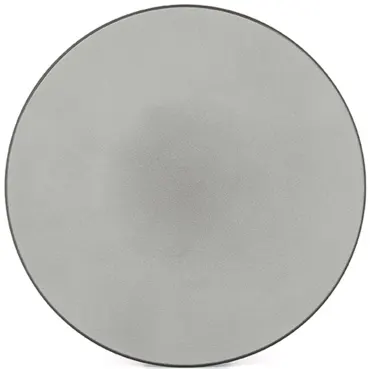 Equinoxe Teller flach, Ø26cm, H:3cm, pfeffer