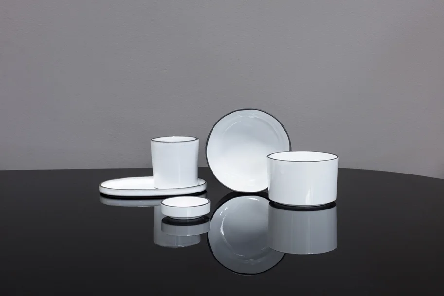 Caractère Gourmetteller Ø23cm, kumu. weiss