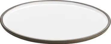 Playground ReNew Teller flach weiss 28cm