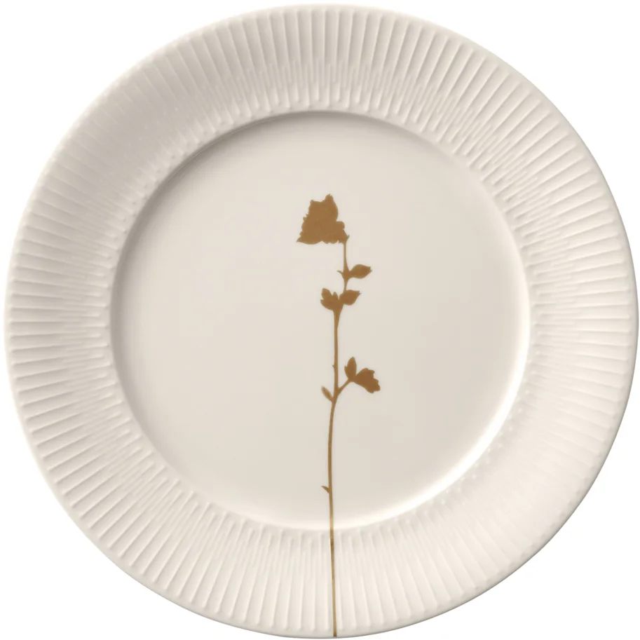 Delight Vibes PICKED Teller flach rund Fahne Relief 21cm
