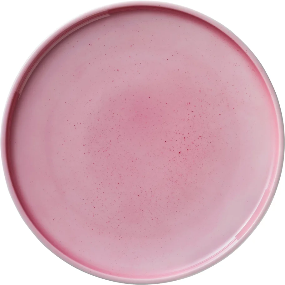 Shiro Pink Splash Teller flach rund coupe 28cm