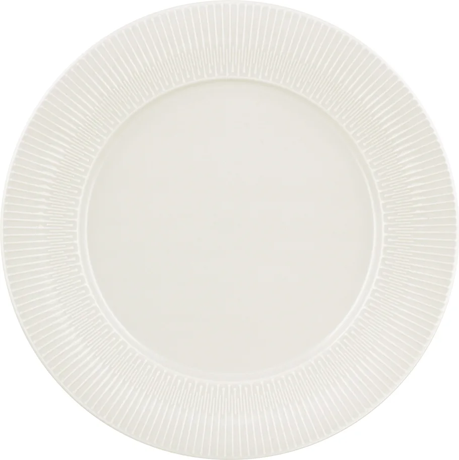 Delight Vibes Teller flach rund Fahne Relief 28cm