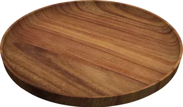 Playground Holzteller flach rund D24cm H2.5cm