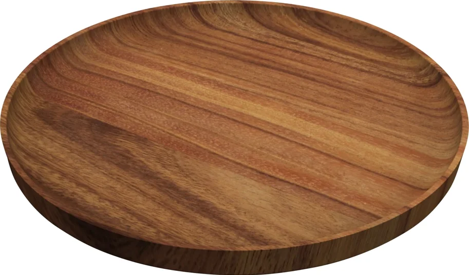 Playground Holzteller flach rund D24cm H2.5cm