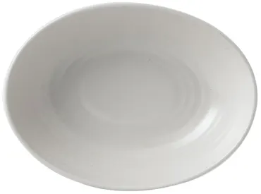 Evo Pearl Teller Tief Oval 21.6x16.4cm