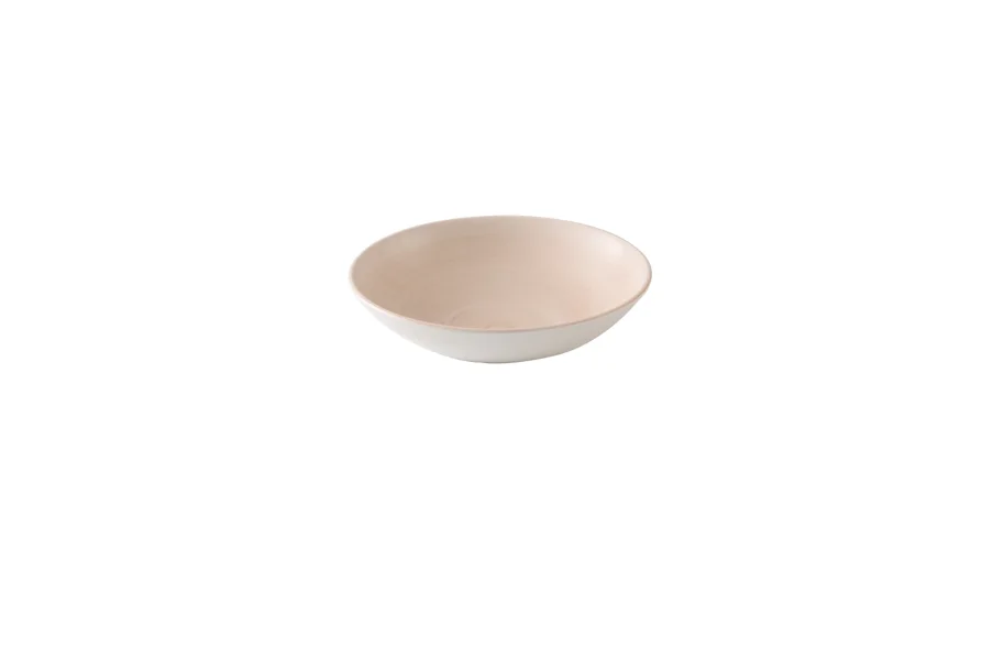 Stonecast Canvas Coral Coupe Teller tief 24.8cm