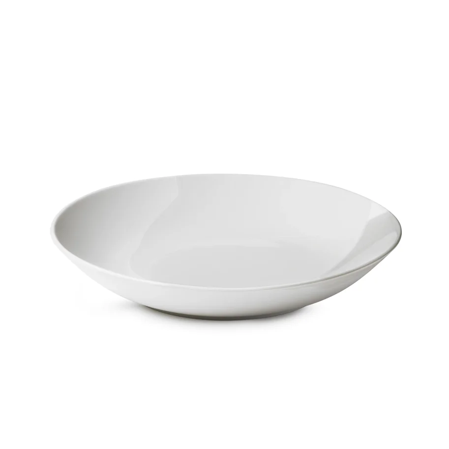 Confluence Teller tief D27cm 130ml leinen alabaster weiss