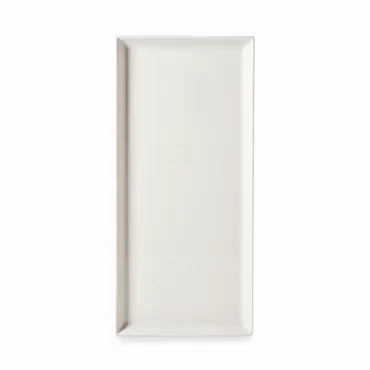 Madeleine Teller rechteckig 32.5x15x1.8cm alabaster weiss