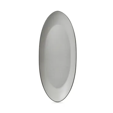 Equinoxe Teller oval L36cm B16cm pfeffer