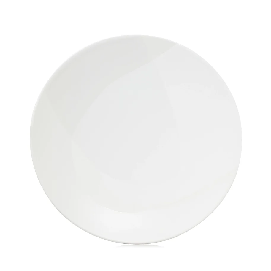 Confluence Teller flach D28cm kokos alabaster weiss