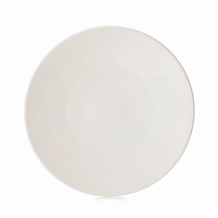 Madeleine Teller flach D28cm H3.3cm alabaster weiss
