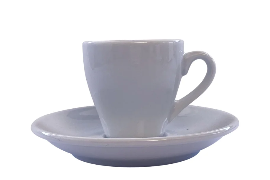 Luna Espresso Obertasse und Untere 0.08lt weiss