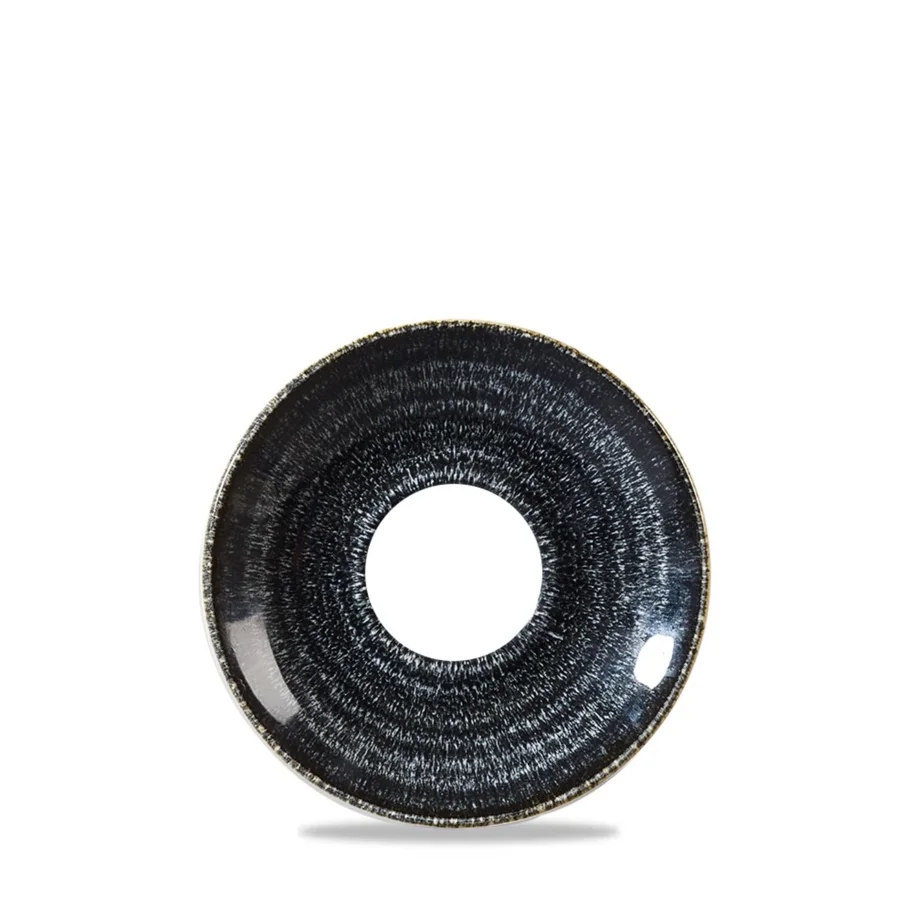 S.P. Homespun Charcoal Black Untertasse 15.6cm