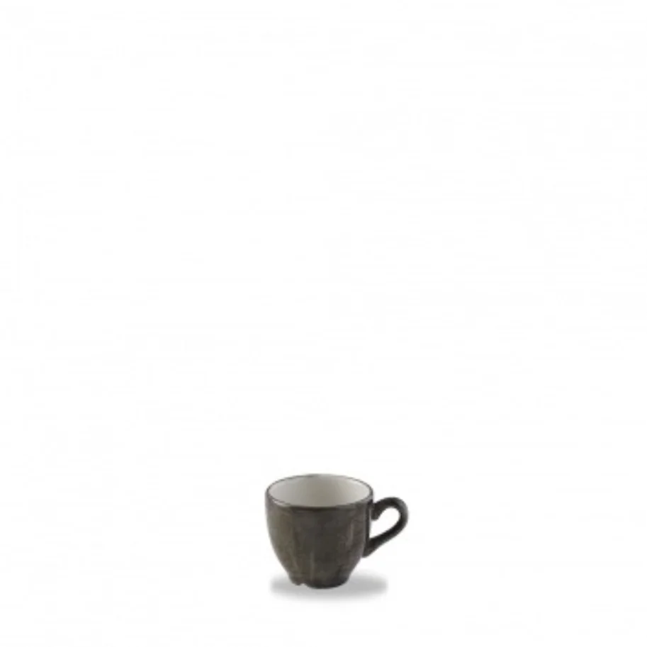 Stonecast Patina Iron Black Espressotasse 10cl 6.5cm H5.5cm