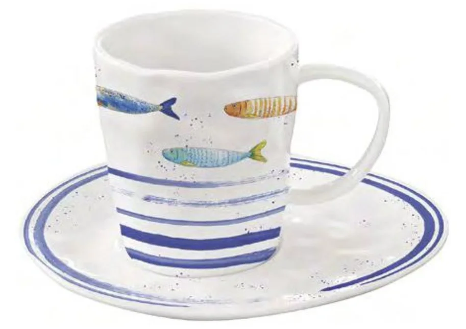 Bord de Mer Kaffetasse und Untertasse, 250ml