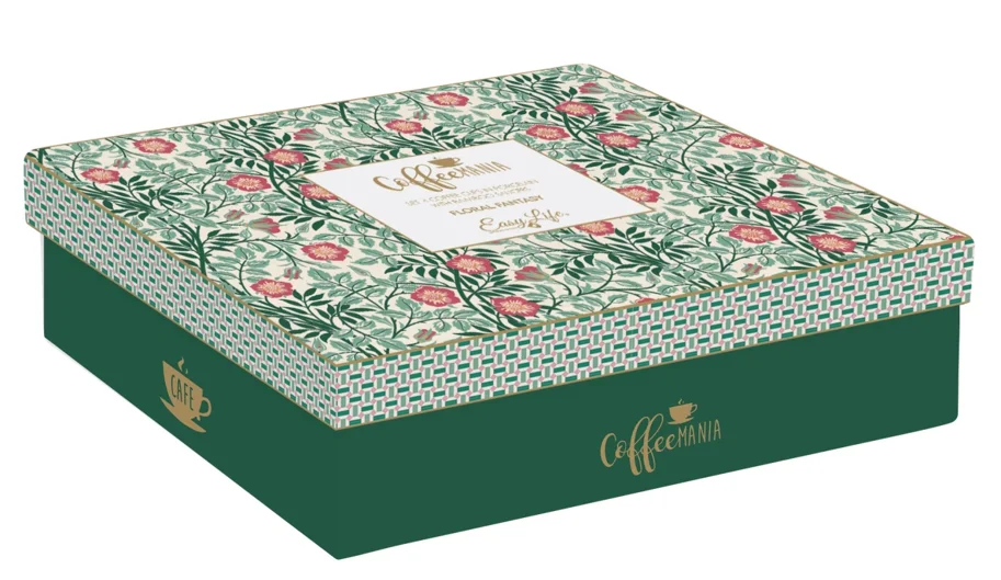 Coffee Mania 4er Set Kaffee u. UT Floral Fantasy 110 ml