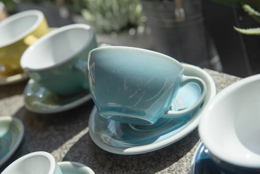 Egg Espresso Untertasse 11.5cm eisblau