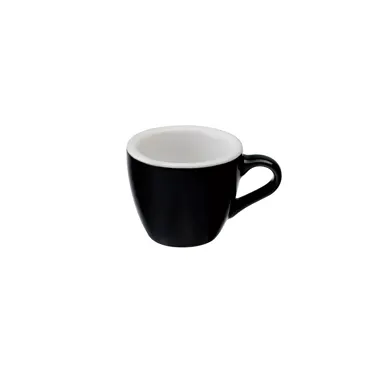 Egg Espressotasse 80ml schwarz