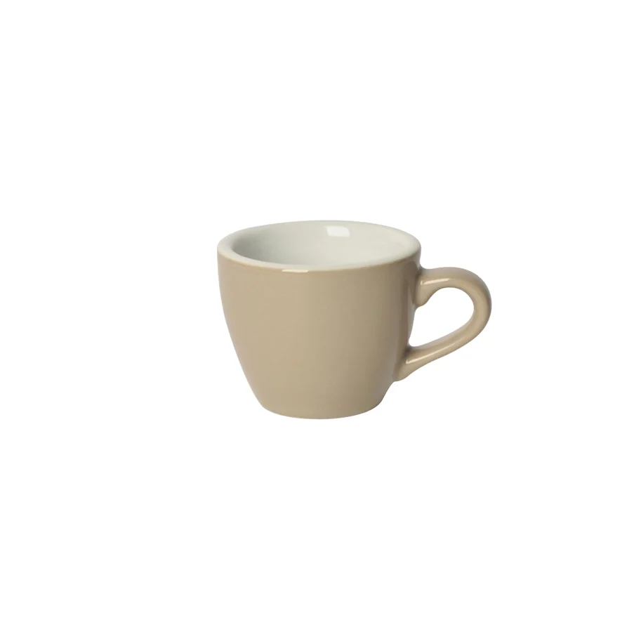 Egg Espressotasse 80ml graubraun