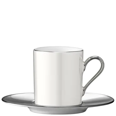 Palazzo Kaffeetasse und UT 100ml - perlmutt platin