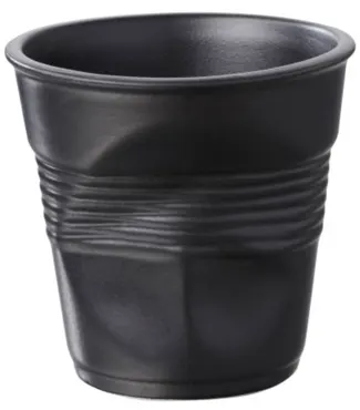 Knitterbecher Espresso 8cl, schwarz