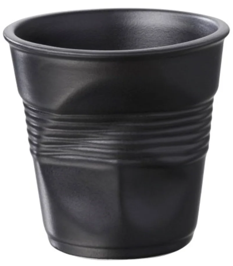 Knitterbecher Espresso 8cl, schwarz