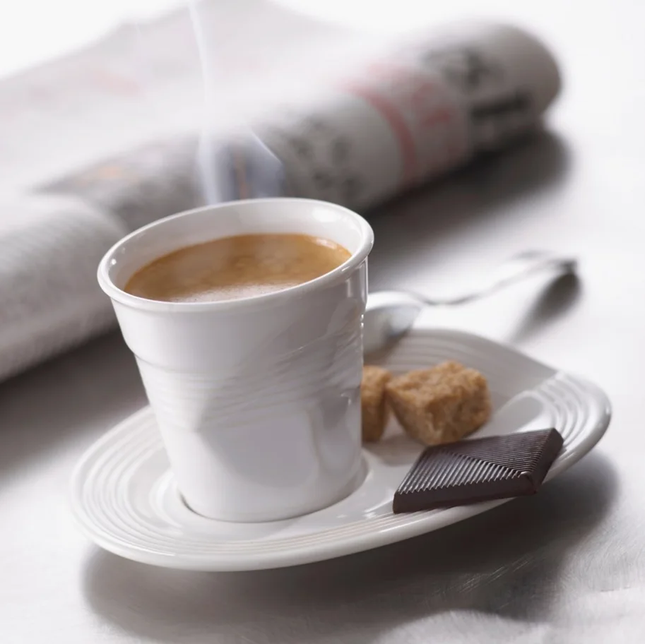 Knitterbecher Espresso 8cl, weiss