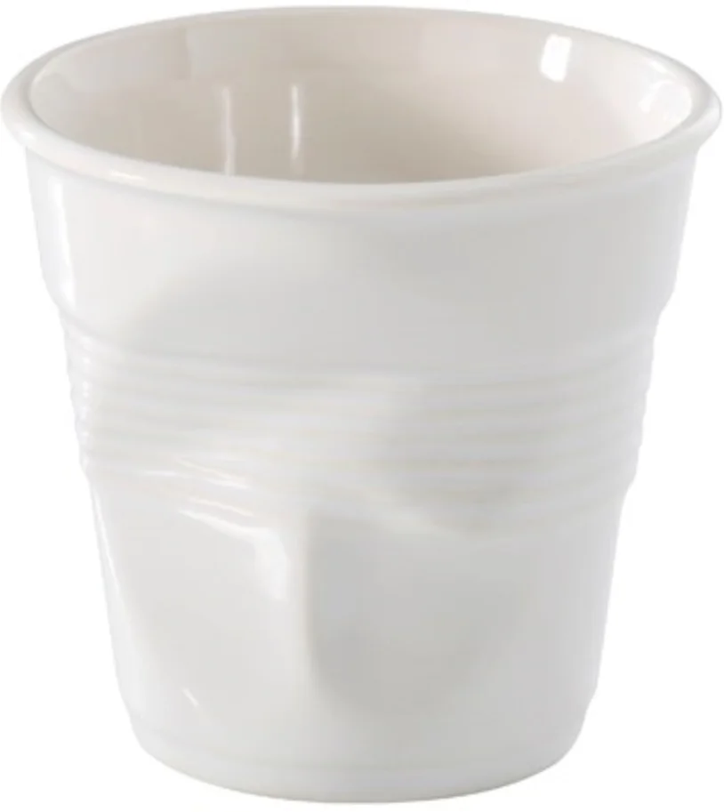 Knitterbecher Cappuccino, 18cl, weiss