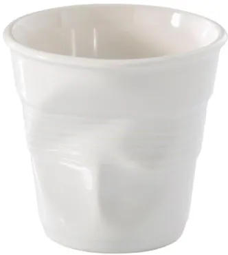 Knitterbecher Frühstück, 33cl, weiss