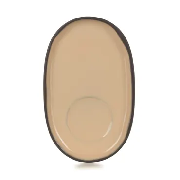 Caractère Untertasse 13.5x8.3x1.2cm, muskatnuss