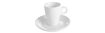 Stella Espresso Obertasse und Untere 0.08lt weiss