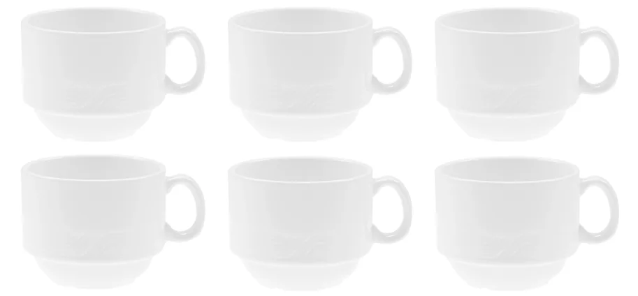 6er Set Karat 19 Kaffee Obertasse 0.2lt