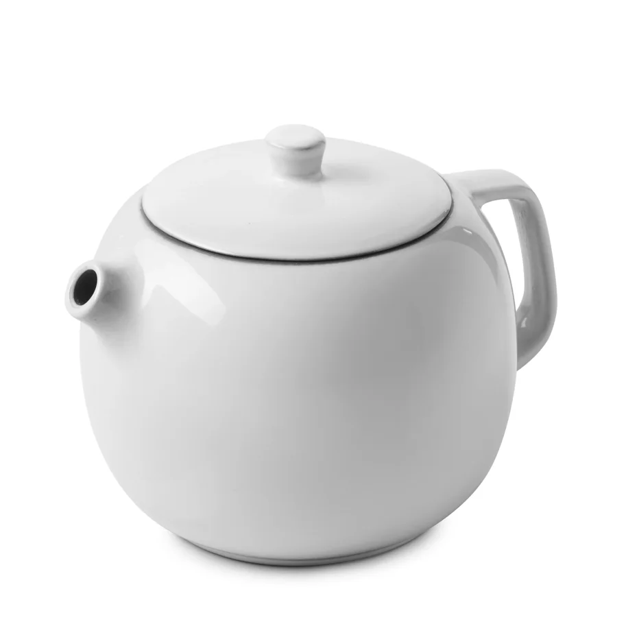 Equinoxe Teekanne D17.5cm H12.5cm 75cl weiss cumulus