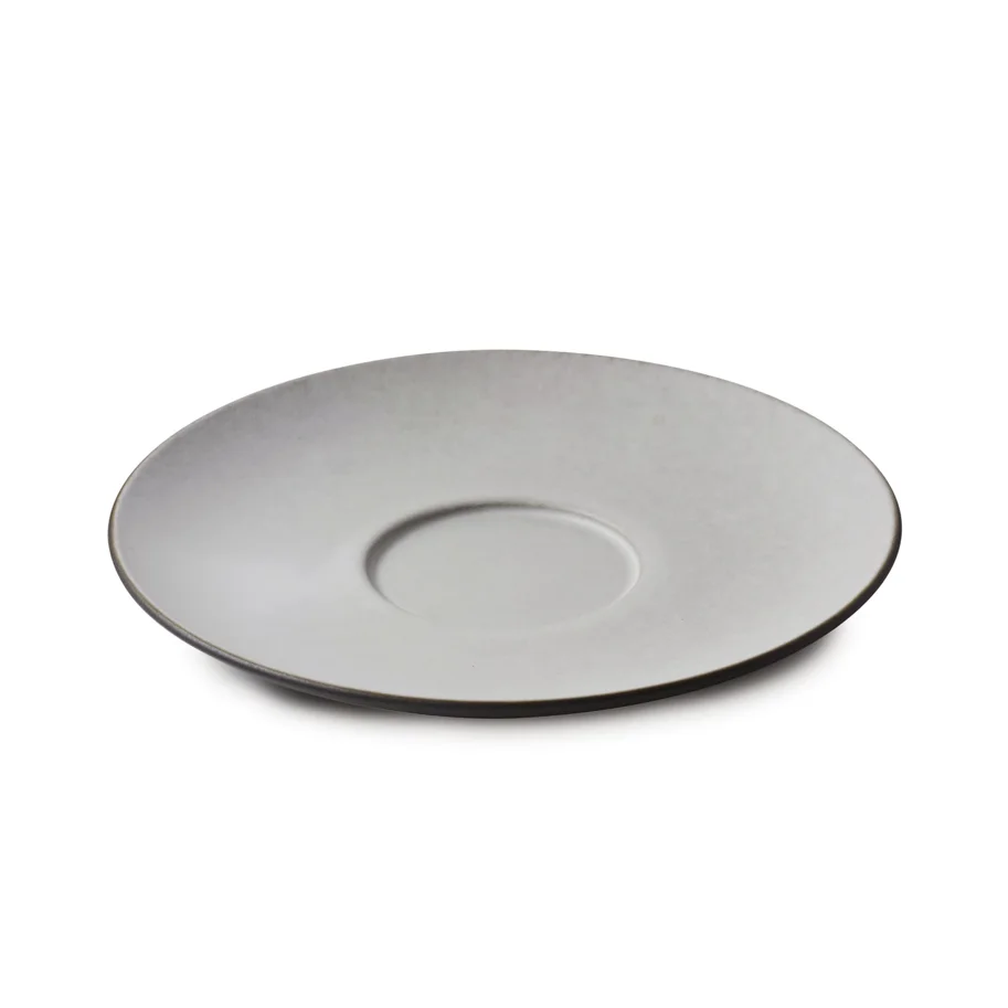 Equinoxe Espresso Untertasse D13cm H1.3cm pfeffer