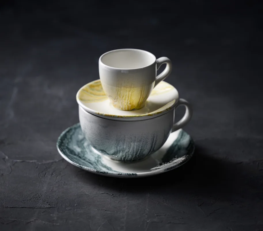 Tide Black Cappuccino Tasse 34cl