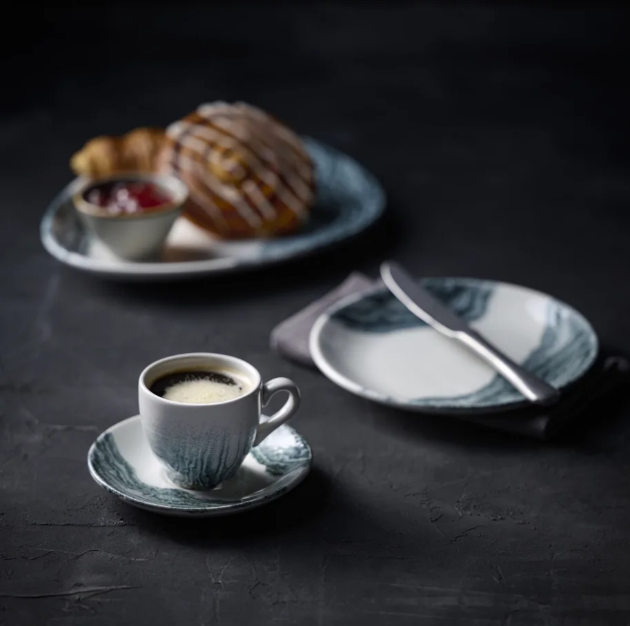 Tide Black Cappuccino Untertasse 15.6cm