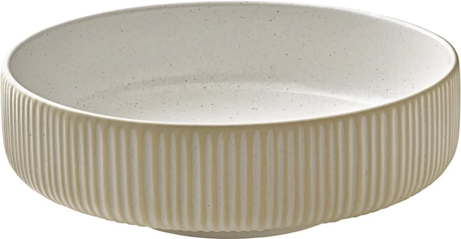 Playground Nara Schüssel rund Relief weiss D16cm 0.71lt