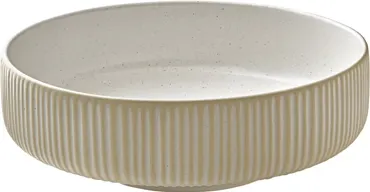 Playground Nara Schüssel rund Relief weiss D21cm 1.46lt