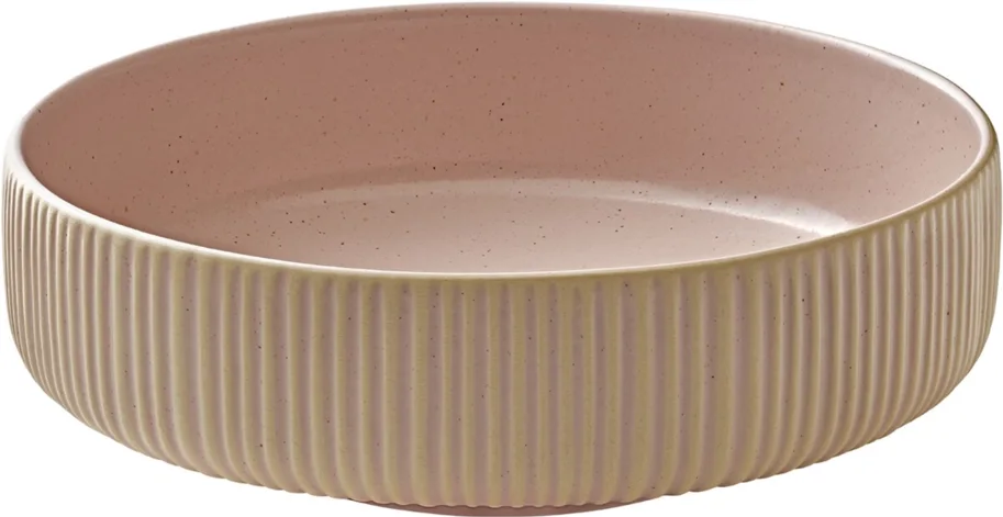 Playground Nara Schale rund Relief rosé D12cm 0.33lt