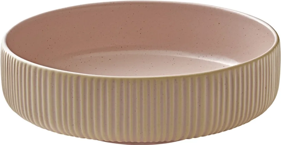 Playground Nara Schüssel rund Relief rosé D16cm 0.71lt