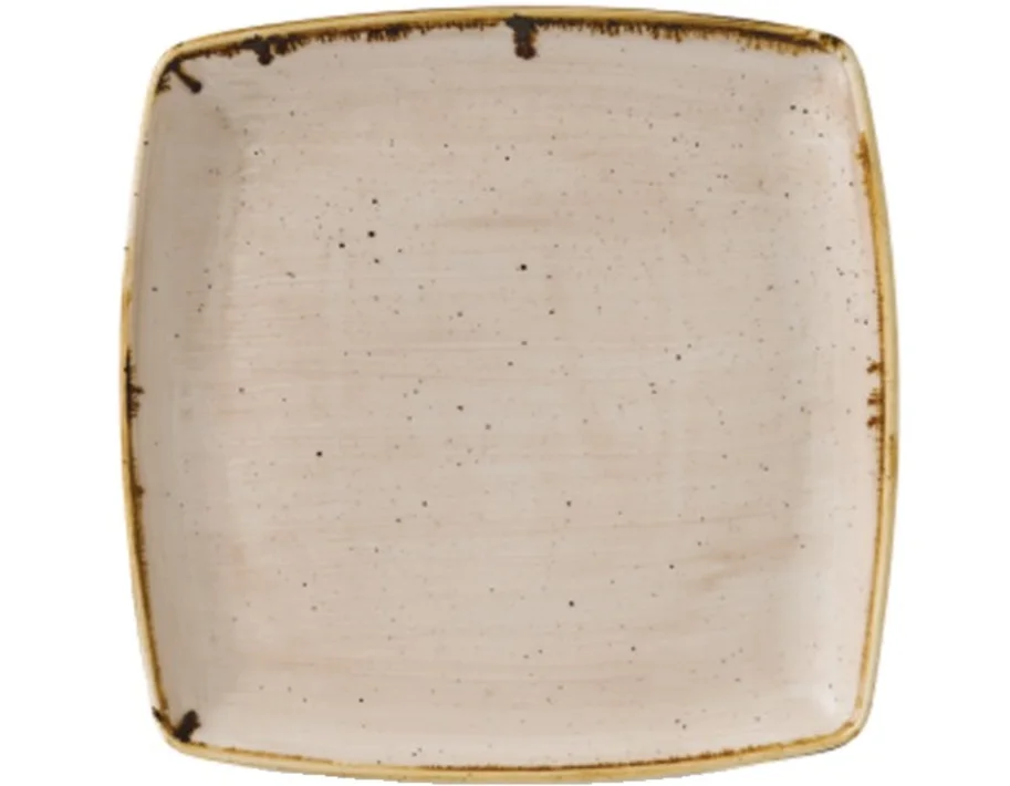 Stonecast Nutmeg Cream Platte quadratisch 26.8x26.8cm