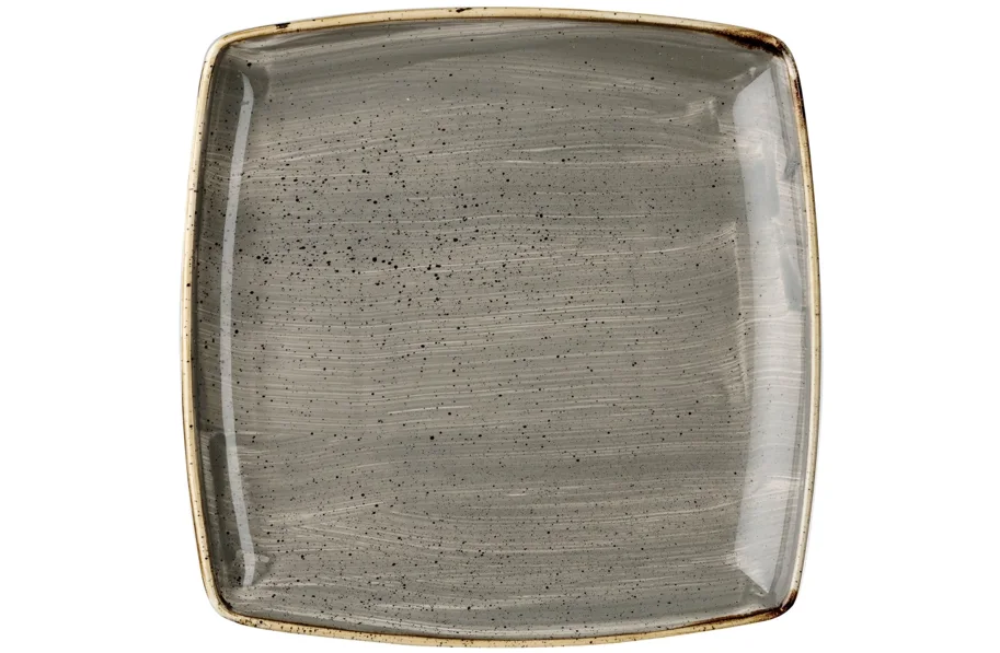 Stonecast Peppercorn Grey Platte quadratisch 26.8x26.8cm