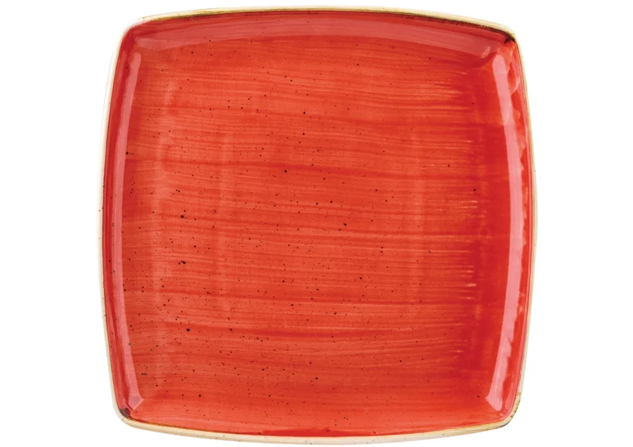 Stonecast Berry Red Platte quadratisch 26.8x26.8cm
