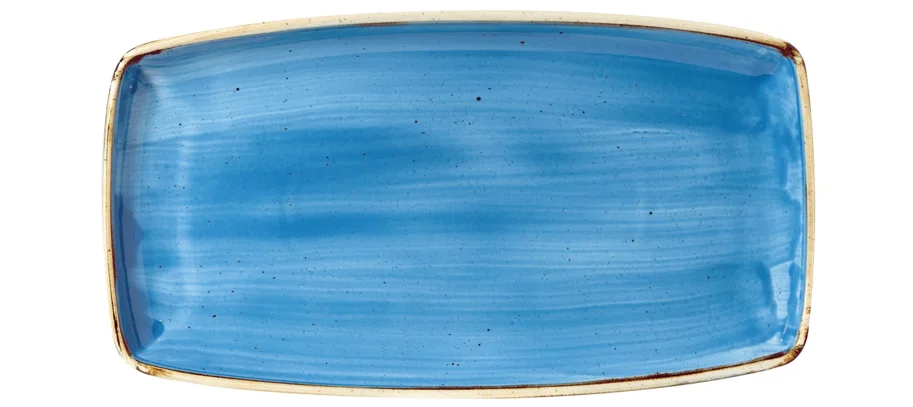 Stonecast Cornflower Blue Platte rechteckig 29.5x15cm