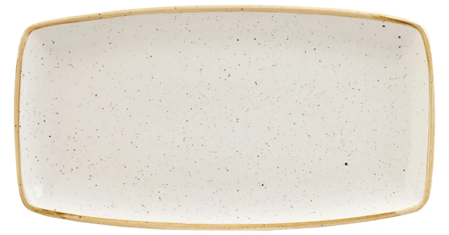 Stonecast Barley White Platte rechteckig 35x18.5cm
