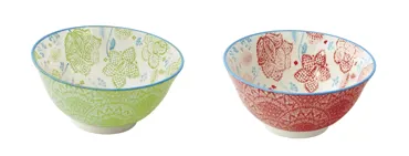 2er Set Design und Art Schalen in Geschenkbox, D15cm